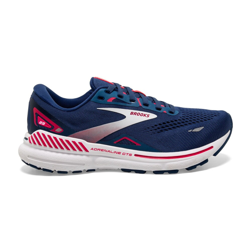 Brooks Adrenaline GTS 23 Women's Running Shoes Blue/Raspberry/White