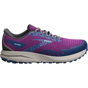 Brooks Divide 4 Women's Trail Running Shoes Purple / Navy/ Oyster