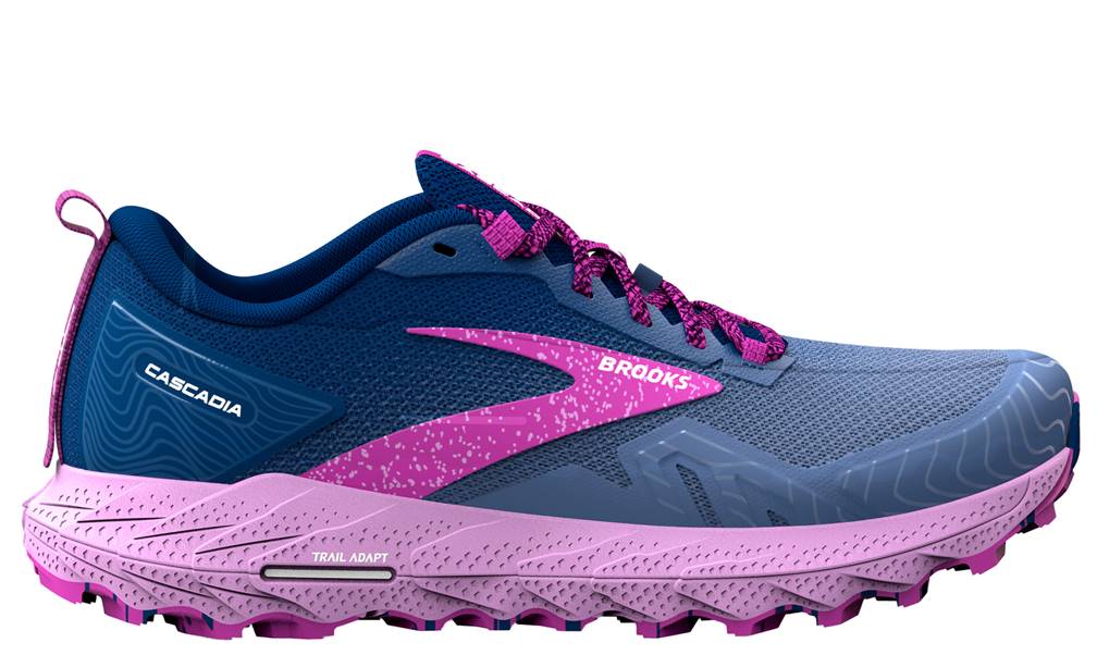 Brooks Cascadia 17 Women's Trail Running Shoes Navy / Purple / Violet