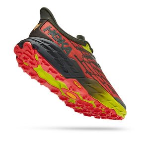 Hoka Speedgoat 5 Men's Trail Running Shoes Thyme / Fiesta