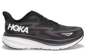 Hoka Clifton 9 Men's Running Shoes Black/White