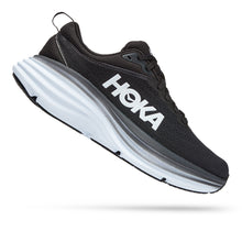Hoka Bondi 8 Women's Wide Fit Running Shoes Black / White