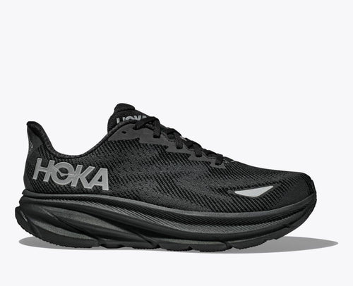 Hoka Clifton 9 Gore-Tex Women's Running Shoes Black / Black
