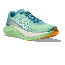 Hoka Mach X Men's Running Shoes Ocean Mist / Lime Glow