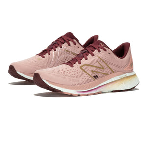 New Balance 860 V13 Women's Running Shoes Pink Moon with NB Burgundy