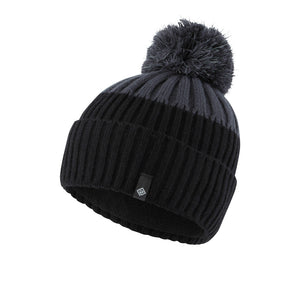 Ronhill Bobble Hat Black / Charcoal