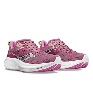 Saucony Ride 17 Women's Running Shoes Orchid / Silver
