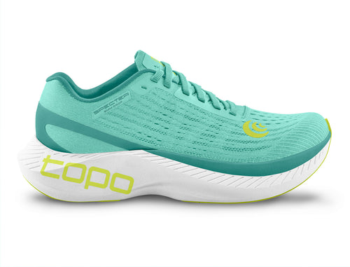 Topo Athletic Specter Women's Running Shoes Aqua / Lime
