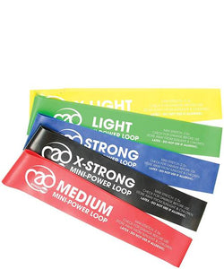 Fitness Mad Mini Power Loop set of 5 resistance bands