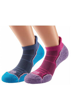 Women's 1000 Mile Run Socklet Twin Pack