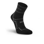 Hilly Twin Skin Dual Layer Anklet Length Running Socks Black / Anthracite