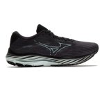 Mizuno Wave Rider 27 Women's Wide (D width) Running Shoes Ebony / Snowcrest / Black