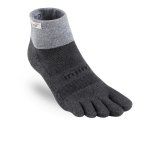 Injinji Trail Midweight Mini Crew Length Socks Granite