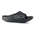 Oofos OOahh Sport Slide Men's Sandal, Black Matrix
