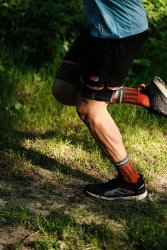 Sealskinz Hilgay Single Layer Mid Length Merino Running Socks Orange