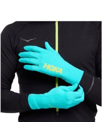 Hoka Airolite Run Gloves Electric Aqua
