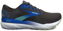Brooks Ghost 16 Men's Running Shoes Black / Cobalt /Neo / Yellow