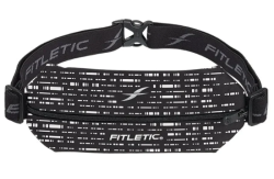 FITLETIC Mini Sport Belt, Black / Silver