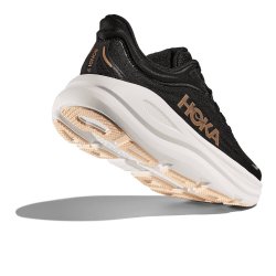 Hoka Bondi 9 Women's Running Shoes Black / Rose Gold