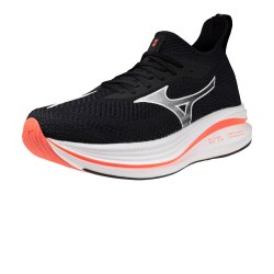 Mizuno Neo Zen Men's Running Shoes Black / Fiery Coral