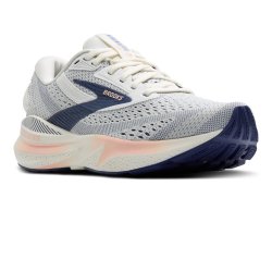 Brooks Adrenaline GTS 24 Wide Fit Women's Running Shoes Grey / Blue Ribbon / Peach