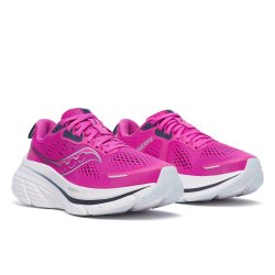 Saucony Guide 18 Women's Running Shoes Fuchsia / Navy