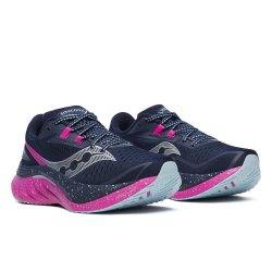 Saucony Endorphin Speed 4 Women's Running Shoes Navy / Fuchsia