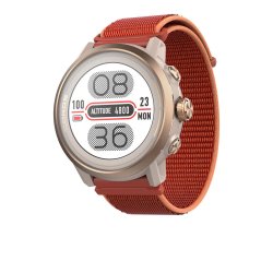 Coros Apex 2 Multisport GPS Watch Coral Nylon Strap