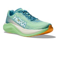 Hoka Mach X Men's Running Shoes Ocean Mist / Lime Glow