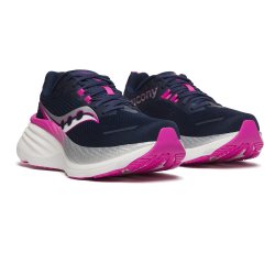 Saucony Hurricane 24 Women's Running Shoes Navy / Fuschia