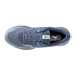 Mizuno Wave Daichi 9 Men's Trail Running Shoes Vintage Indigo / Neo Mint / Citadel