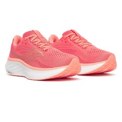 Saucony Ride 18 Women's Running Shoes Coral / Salmon