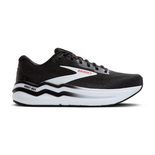 Brooks Ghost Max 2 Men's Running Shoes Black / White / Fiery Red
