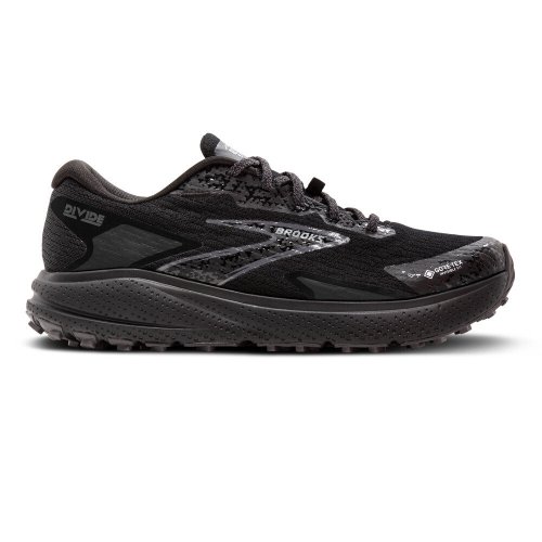 Brooks Divide 5 GTX Waterproof Gore-Tex Men's Trail Running Shoes Black / Alloy / Primer Grey