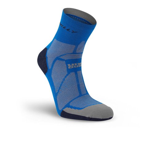 Hilly Marathon Fresh Anklet Length Running Socks Cobalt / Iron