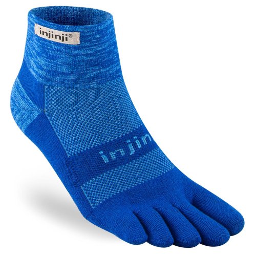 Injinji Trail Midweight Mini-Crew Marina Blue: Small UK4-6.5