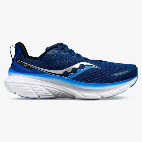 Saucony Guide 17 Men's (Wide Fit 2E) Running Shoes Navy / Cobalt