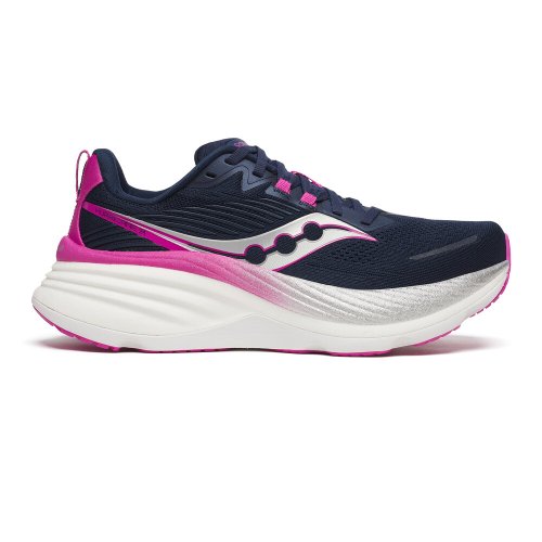 Saucony Hurricane 24 Women's Running Shoes Navy / Fuschia